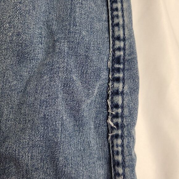 FREE PEOPLE modern femme stretch light denim‎ micro mini skirt 6 - Picture 9 of 13